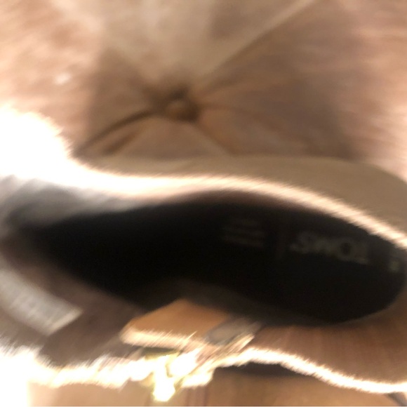 Toms sparkling rose gold wedge bootie - Picture 6 of 8